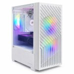 Pc gamer rgb white ryzen rx 580 8go 8 go ram ssd500 go fortnite 200 fps