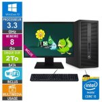 Pc hp elitedesk 800 g2 twr i5 - 6400 3. 30ghz 8go / 2to wifi w10 + ecran 24 Pc hp elitedesk 800 g2 twr i5 - 6400 3. 30ghz 8go / 2to wifi w10 + ecran 24