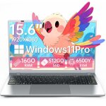 Pc portable - 15. 6 fhd - intel pentium gold 6500y(jusqu� 3. 4 ghz) - 16go ram - 512go ssd - ordinateur ...