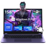 Pc portable 2 - en - 1 tactile 156 - intel core m3 - 8100y - 16go ram - 512go ssd - windows 11 professionnel ...