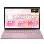 Pc portable auusda - 156 intel alder lake n 95 - 16go ram - stockage 512go ssd fhd - windows 11 ordinateur ...