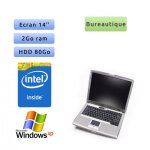 Pc portable dell windows xp 32bits - port s�rie com rs232 port - dual core 2gb 80gb 14 - ordinateur