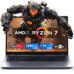 Pc portable gamer vanwin amd ryzen 7 6800h (8c / 16t jusqu� 47 ghz) 156 - 32 go ram ddr5 - 1 to ssd - ...