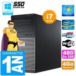 Pc tour dell 7010 core i7 - 3770 ram 4go disque 480 go ssd graveur dvd wifi w7