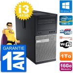 Pc tour dell 9020 intel core i3 - 4130 ram 16go disque dur 1to windows 10 wifi