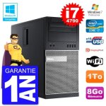 Pc tour dell 9020 intel core i7 - 4790 ram 8go disque dur 1to graveur dvd wifi w7