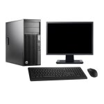Pc tour hp z230 ecran 22 intel core i7 - 4770 ram 32go disque 1to windows 10 wifi