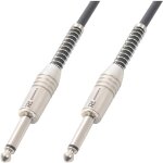 C�ble audio - pd connex - cordon guitare jack 635 m�le mono - 3m - flexible - transmission sans interf�rences ...