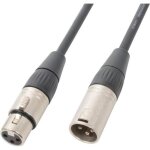 Câble dmx - pd connex - 6 m - prises xlr métalliques - 120 ohm - flexible Câble dmx - pd connex - 6 m - prises xlr métalliques - 120 ohm - flexible