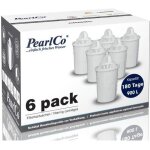 Pearlco pack 6 cartouches filtrantes classiques (compatible avec brita classic - pas pour filtre maxtra) ...