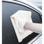 Peau de chamois naturel schage de voiture magique premium non pelucheux sans rayures (50x70cm)