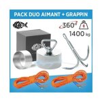 P�che � laimant - pack duo 360� beast + grappin + cordes