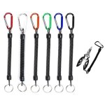 P�che cordonscordons p�che de mousqueton porte cl�porte cl�s de ressort en spirale avec mousquetonattache ...