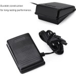 Pdale de machine  coudre - singer boh - frquence 50 hz - courant 0. 5a - noir et gris