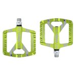 Pédale vtt en alliage aluminium plate forme - vert - dajun - mixte - adulte - garantie 2 ans Pédale vtt en alliage aluminium plate forme - vert - dajun - mixte - adulte - garantie 2 ans