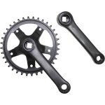 Pedalier city p2r acier 127mm plateau 36d. (boitier 131mm)