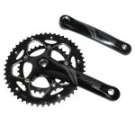 Pedalier route 9 - 10v. noir compact 170mm 34 - 50 Pedalier route 9 - 10v. noir compact 170mm 34 - 50
