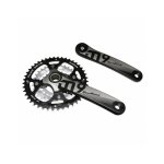 Pédalier vtt sunrace ms954 en aluminium noir 9 - 10v avec cuvette intégrée 44 - 32 - 22 175mm Pédalier vtt sunrace ms954 en aluminium noir 9 - 10v avec cuvette intégrée 44 - 32 - 22 175mm