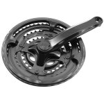 Pédalier vtt triple - prowheel - manivelle 170 mm - noir - 3x7 Pédalier vtt triple - prowheel - manivelle 170 mm - noir - 3x7