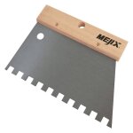 Peigne à colle mejix manche bois 185 mm u 9x9 Peigne à colle mejix manche bois 185 mm u 9x9