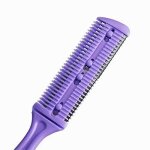 Peigne  lame de rasoir peigne de coiffure portable pratique maison lgre et durable pour coupe de cheveux ...