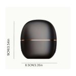 Peigne lisseur sans fil mini pour frange design compact et portable. rechargeable via usb pour un lissage ...