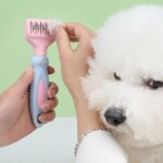 Peigne � n?ud - non sp�cifi� - non sp�cifi� - acier inoxydable - poign�e courb�e - pour chien et chat ...