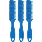 Peigne rasoir professional tondeuse rasoirpeigne de coupe de cheveux double peigne de coupe de coupe ...