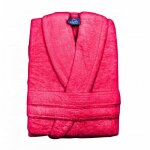 Alpes blanc - peignoir de bain mixte  col chle 70% coton et 30% bambou 450 g - doux absorbant hypoallergniq ...