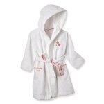 Peignoir de bain escapade kawaii - 2 / 4 ans - 100% coton - 400 gsm - blanc