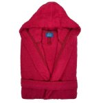 Peignoir capuche - alpes blanc - 100% coton - 450g / m² - fuschia - taille xl Peignoir capuche - alpes blanc - 100% coton - 450g / m² - fuschia - taille xl