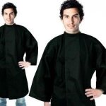 Peignoir coiffure water proof noir polytex