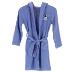 Disney - peignoir de bain stitch - 100% coton - bleu - 300 gsm - 2 / 4 ans