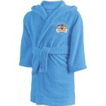 Peignoir enfant � capuche 100% coton - pat patrouille team - bleu - 6 / 8 ans