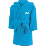 Peignoir enfant om 1899 100% coton taille 10 / 12 ans - om - peignoir enfant - 100% coton - bleu - naturelle ...