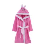 Peignoir �ponge enfant 1 - 2 ans - rose