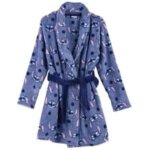 Peignoir stitch mixte enfant - disney - robe de chambre chaude en polyester corail imprim stitch