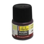 Peinture acrylique  leau pour maquettes - heller - 20 bordeaux brillant - contenance 12 ml - pour adultes ...