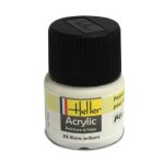 Peinture acrylique  leau pour maquettes - heller - 22 blanc brillant - contenance 12 ml - pour adultes ...