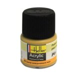 Peinture acrylique  leau pour maquettes - heller - 24 jaune entranement mat - contenance 12 ml - adulte ...