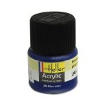Peinture acrylique  leau pour maquettes - heller - 25 - bleu mat