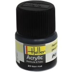 Peinture acrylique  leau pour maquettes - heller - 33 noir mat - contenance 12 ml - pour les 15 ans ...