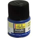 Peinture acrylique  leau pour maquettes - heller - 52 - bleu baltique mtallique - 12 ml - a partir ...