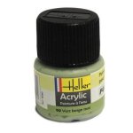 Peinture acrylique  leau pour maquettes - heller - 90 - vert beige mat