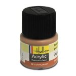 Peinture acrylique  leau pour maquettes - heller - cuivre jaune - contenance 12 ml - a partir de 15 ...