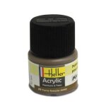 Peinture acrylique heller - 29 terre fonce mate - contenance 12 ml - a partir de 15 ans