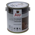Peinture acrylique - jafep - satin white pro - satin� - blanc - 25 l