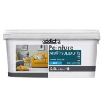 Peinture acrylique murs et boiseries bleu p�trole mat 2. 5 l