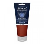 Peinture acrylique - ocre rouge - 306 - fine - lefranc bourgeois - tube 200ml