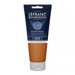 Peinture acrylique - terre sienne naturelle - 482 - fine - lefranc bourgeois - tube 200ml